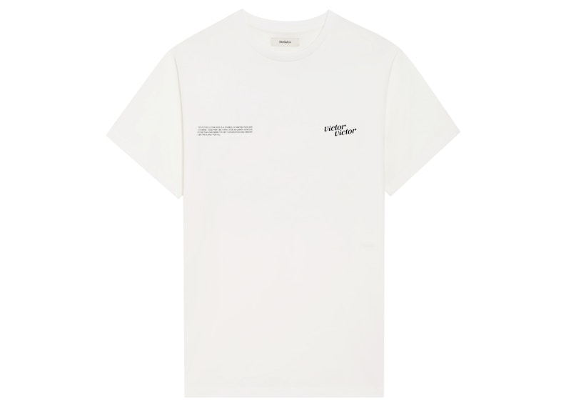 Pangaia x Victor Victor Sitting Dog T-Shirt Off White