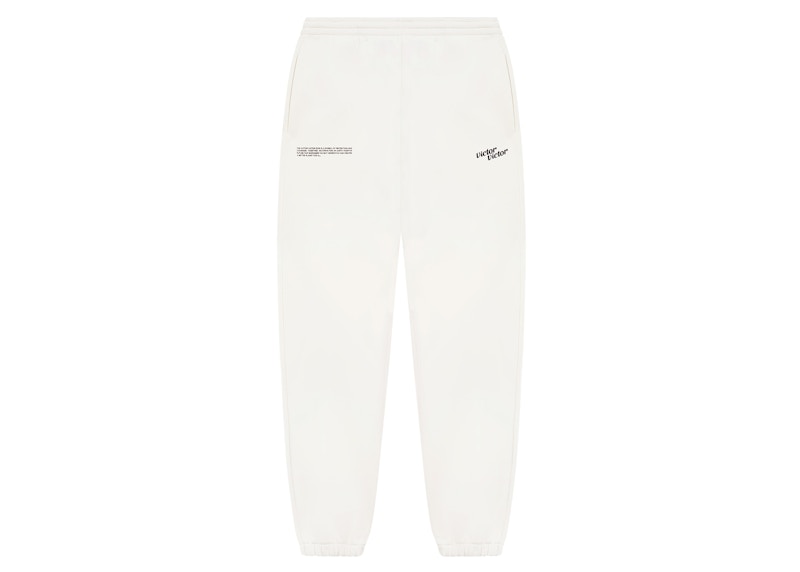 Pangaia x Victor Victor Track Pants Off White