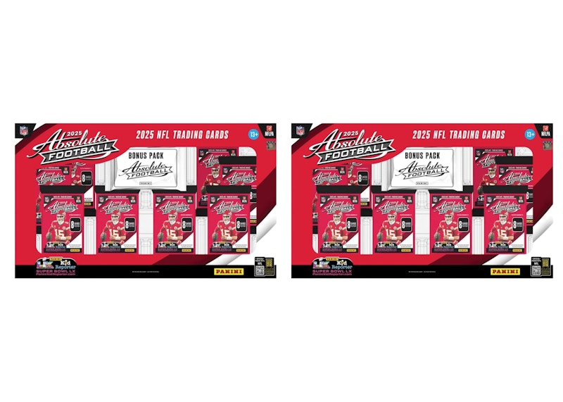 Panini Absolute Football Box 2x Lot (Sam's Club Exclusive)