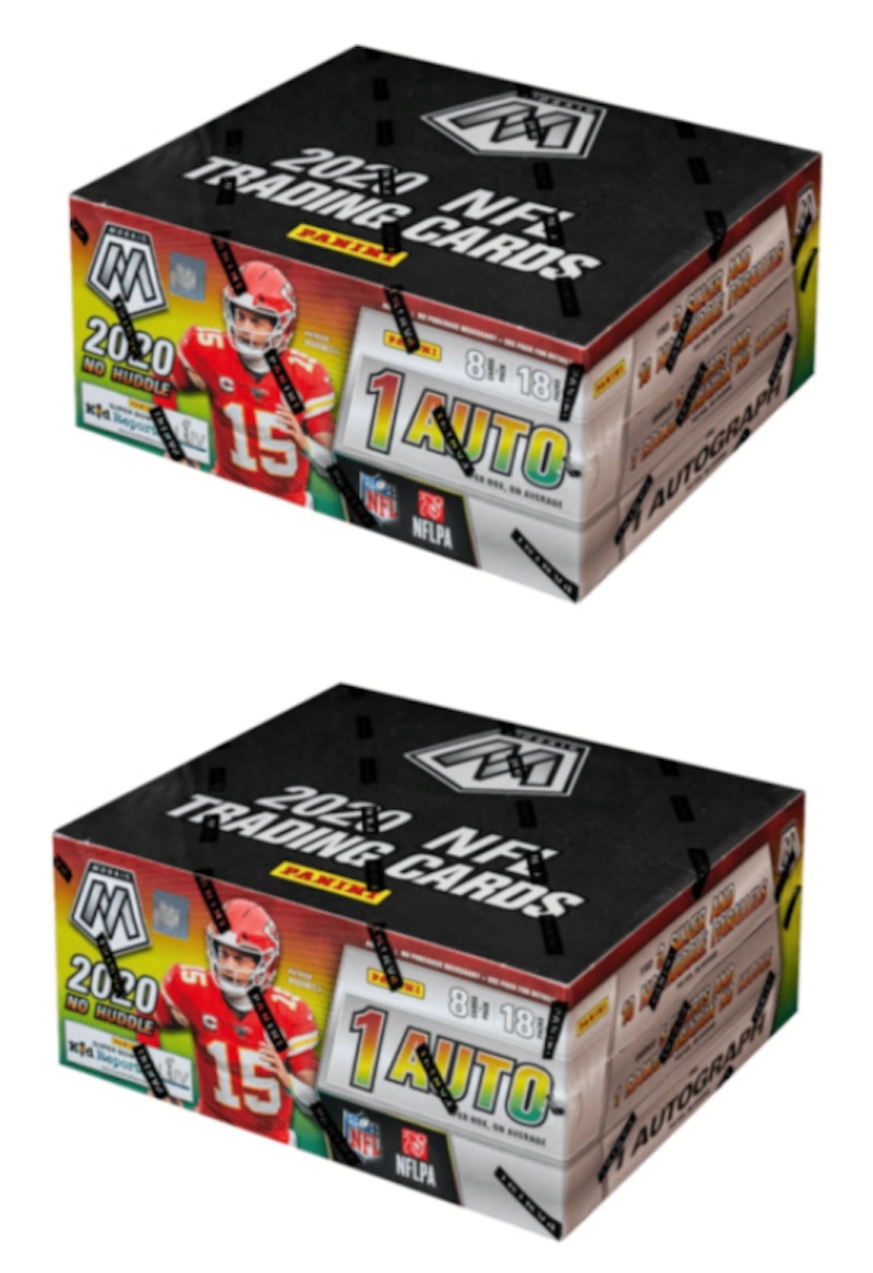 Panini Mosaic Football No Huddle Box 2x Lot
