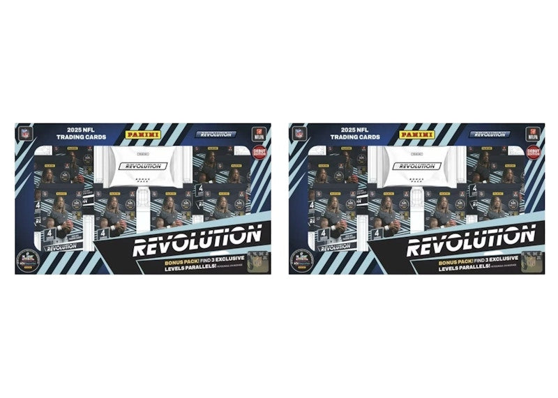 Panini Revolution Football Box 2x Lot (Sam's Club Exclusive)