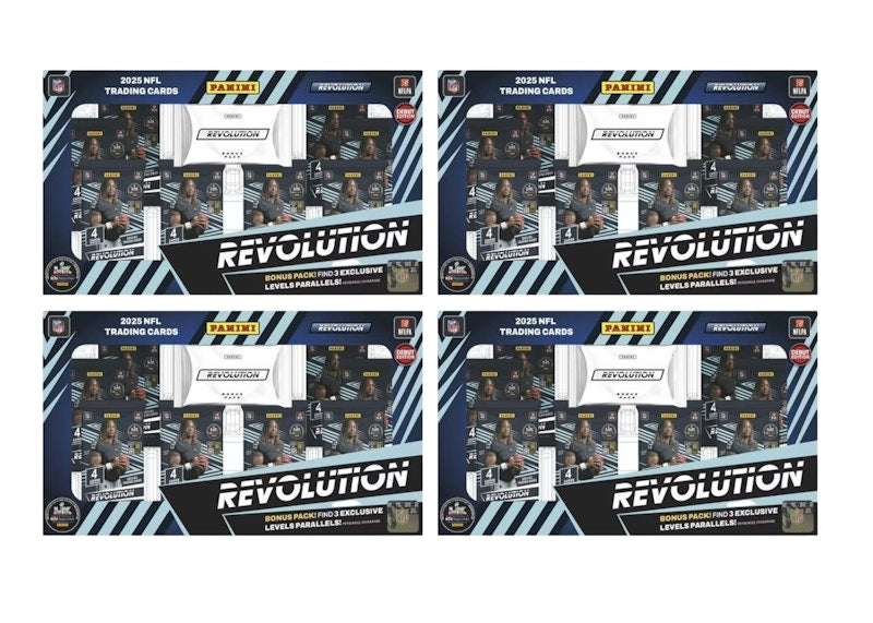 Panini Revolution Football Box 4x Lot (Sam's Club Exclusive)