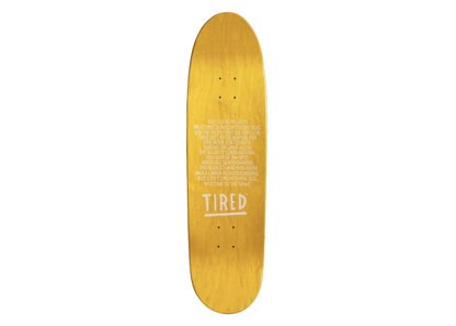 Parra Cat Call Tired - Deal 8.75 Skateboard Deck Yellow