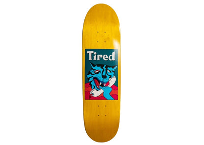 Parra Cat Call Tired - Deal 8.75 Skateboard Deck Yellow