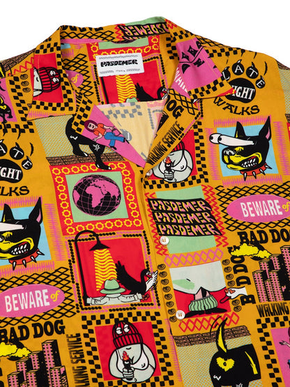 Pas de Mer Bad Dog Shirt (In-Store) Mustard yellow