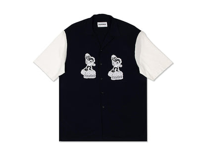 Pas de Mer Iscream Shirt (In-Store) Dark Blue/White