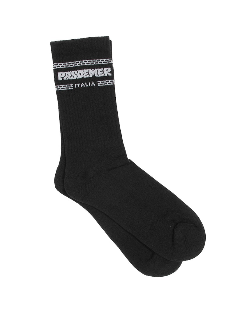 Pas de Mer Italia Socks (In-Store) Black
