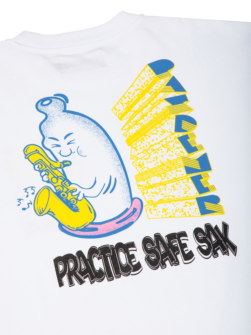 Pas de Mer Safe Sax Tee (In-Store) White