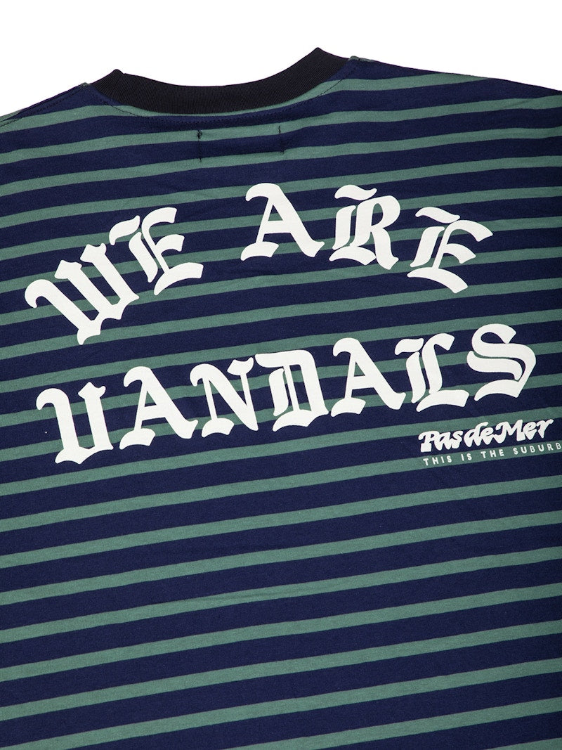 Pas de Mer WAV Tee (In-Store) Dark Blue/Light Green
