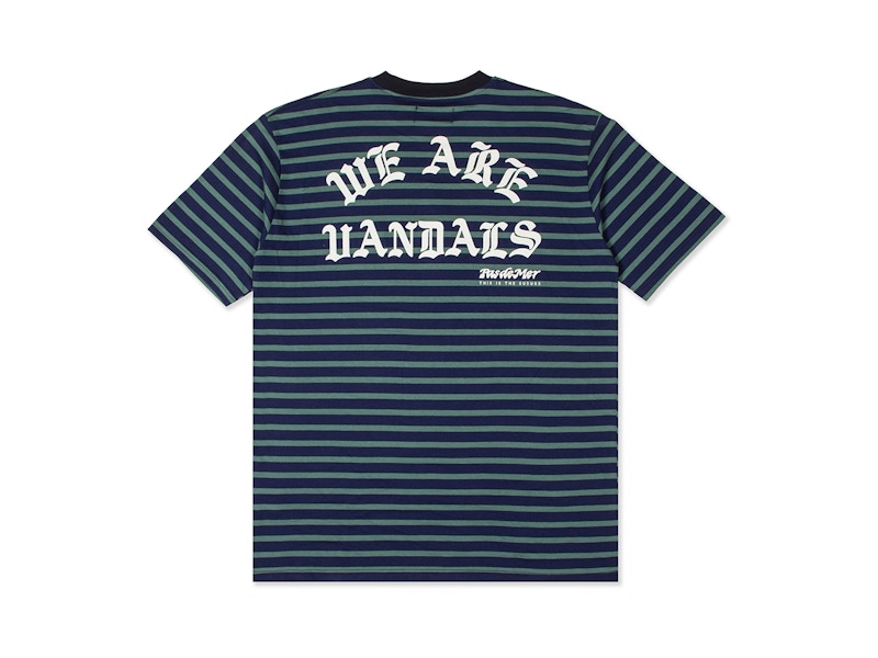 Pas de Mer WAV Tee (In-Store) Dark Blue/Light Green
