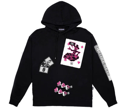 Pas de Mer Poker Hoodie Black