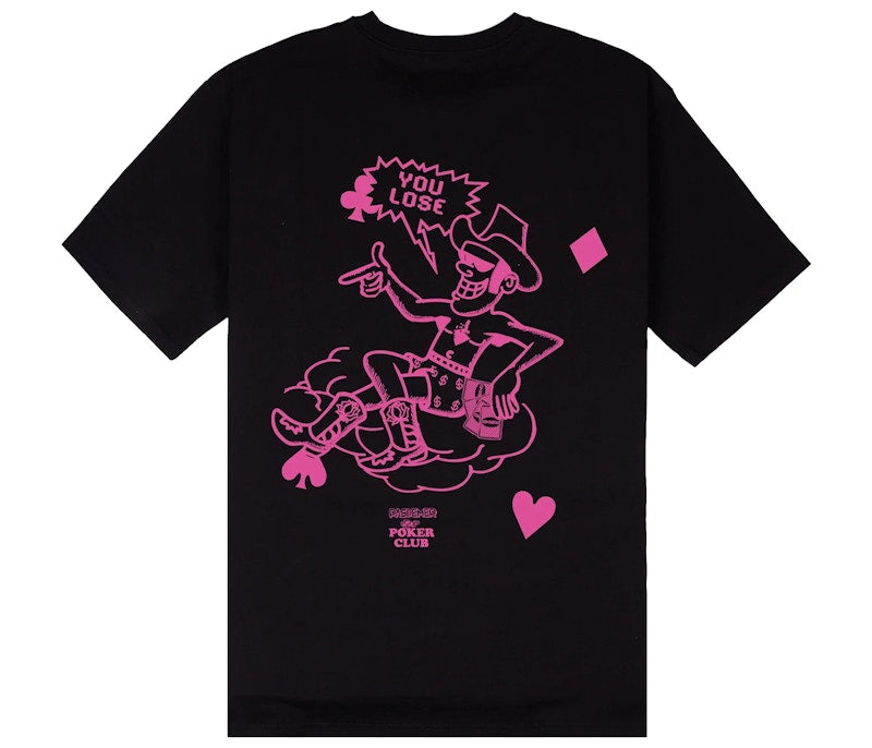 Pas de Mer Poker T-shirt Black