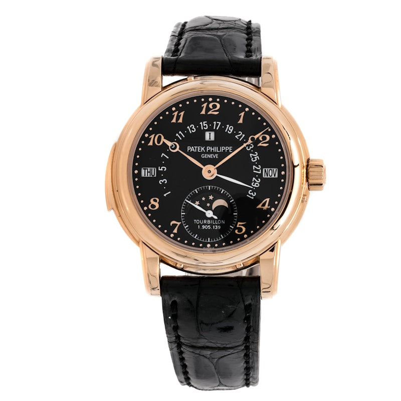 Patek Philippe Grand Complications Minute Repeater Perpetual Calendar Black Dial 5016R-11