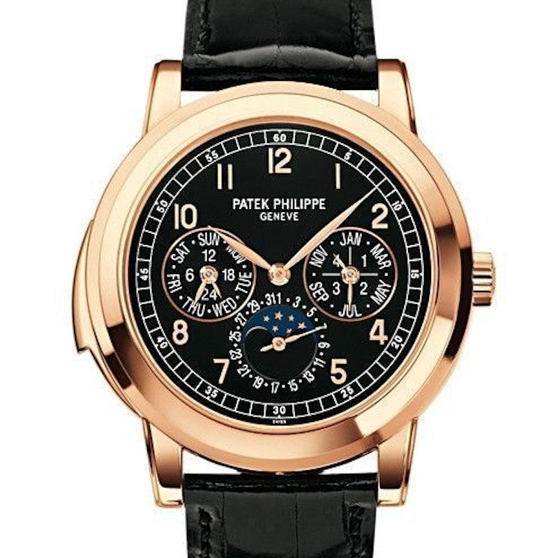 Patek Philippe Minute Repeater Perpetual Calendar Black Dial 5074R