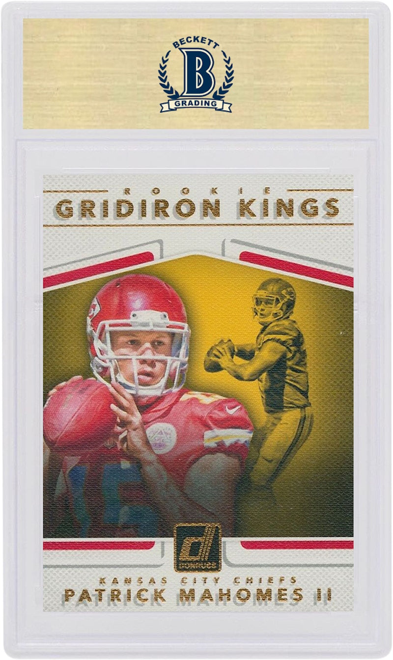 Patrick Mahomes 2017 Panini Donruss Gridiron Kings Rookie #2 (PSA or BGS Graded)