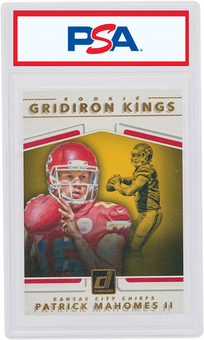 Patrick Mahomes 2017 Panini Donruss Gridiron Kings Rookie #2 (PSA or BGS Graded)