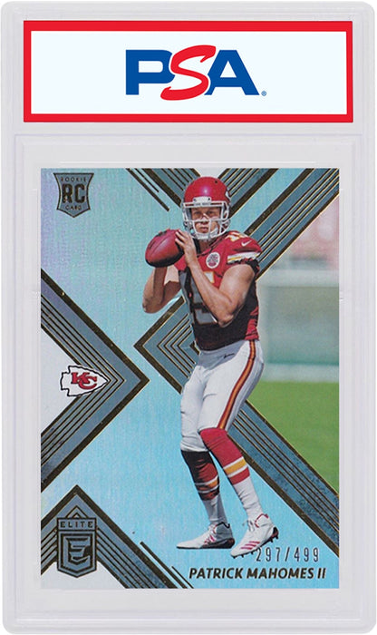 Patrick Mahomes 2017 Panini Elite Rookie 499 #155 (PSA or BGS Graded)