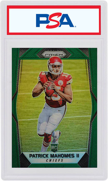 Patrick Mahomes 2017 Panini Prizm Rookie Green #269 (PSA or BGS Graded)