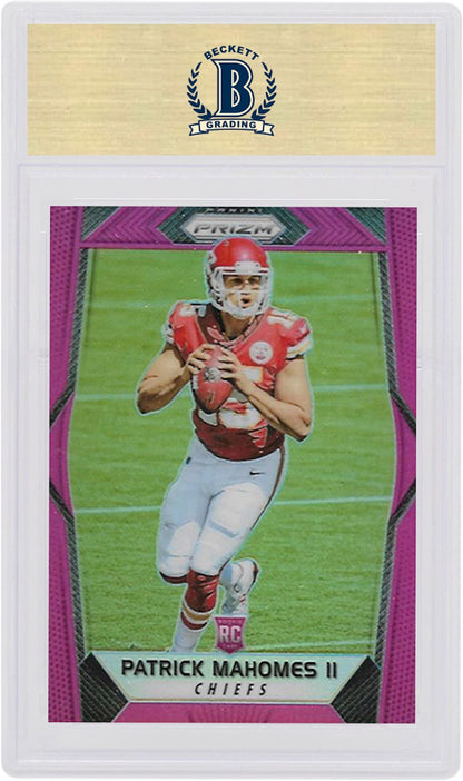 Patrick Mahomes 2017 Panini Prizm Rookie Pink #269 (PSA or BGS Graded)