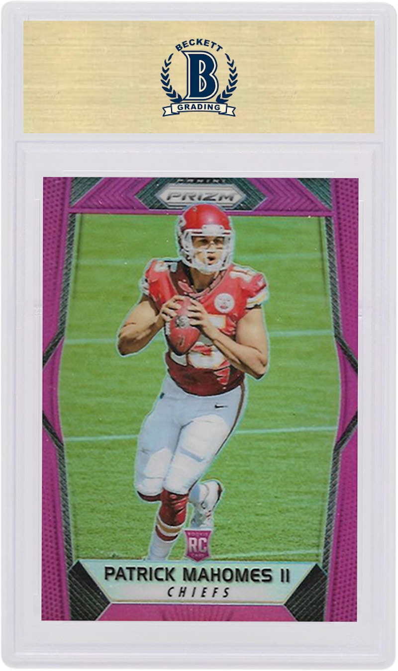Patrick Mahomes 2017 Panini Prizm Rookie Pink #269 (PSA or BGS Graded)