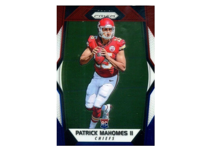 Patrick Mahomes 2017 Panini Prizm Rookie Red/White/Blue #269 (Ungraded)