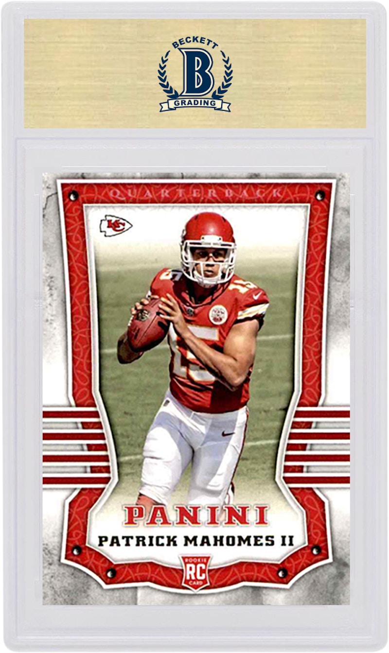 Patrick Mahomes 2017 Panini Rookie #104 (PSA or BGS Graded)