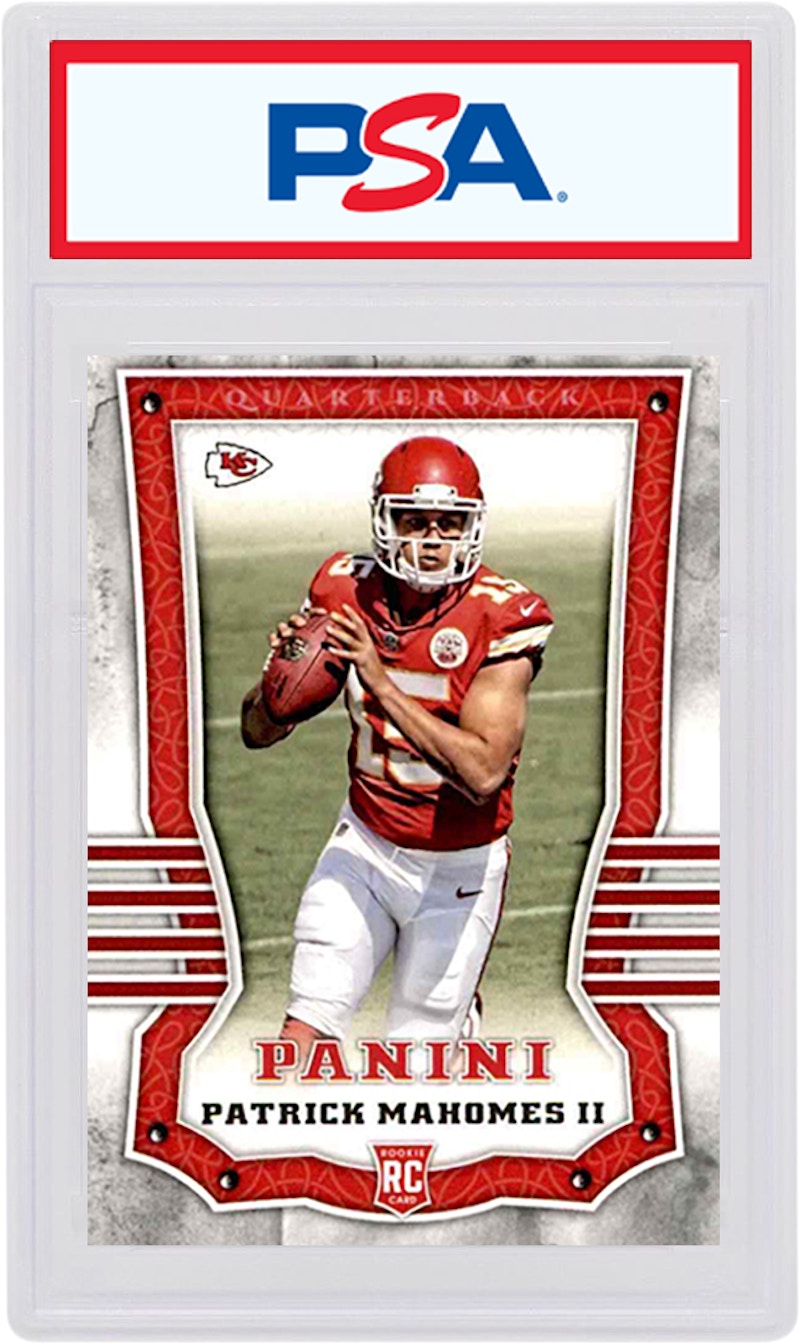 Patrick Mahomes 2017 Panini Rookie #104 (PSA or BGS Graded)