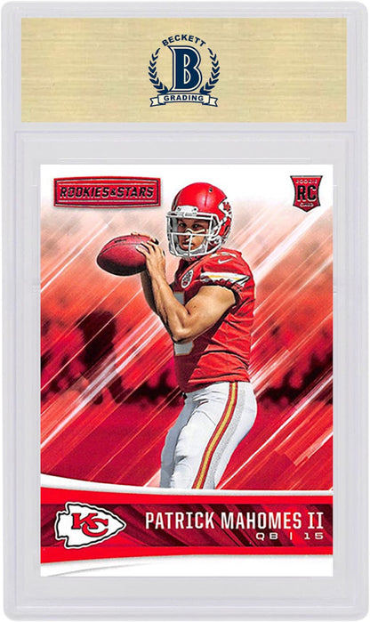 Patrick Mahomes 2017 Panini Rookies & Stars Rookie #201 (PSA or BGS Graded)