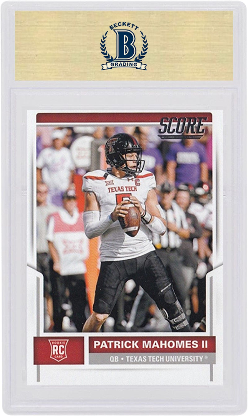 Patrick Mahomes 2017 Panini Score Rookie #403 (PSA or BGS Graded)