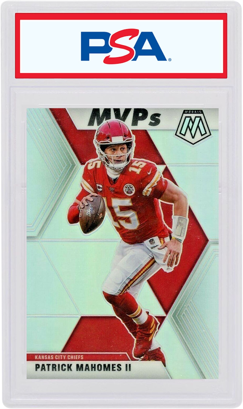 Patrick Mahomes 2020 Panini Mosaic MVP Silver #297 (PSA or BGS Graded)