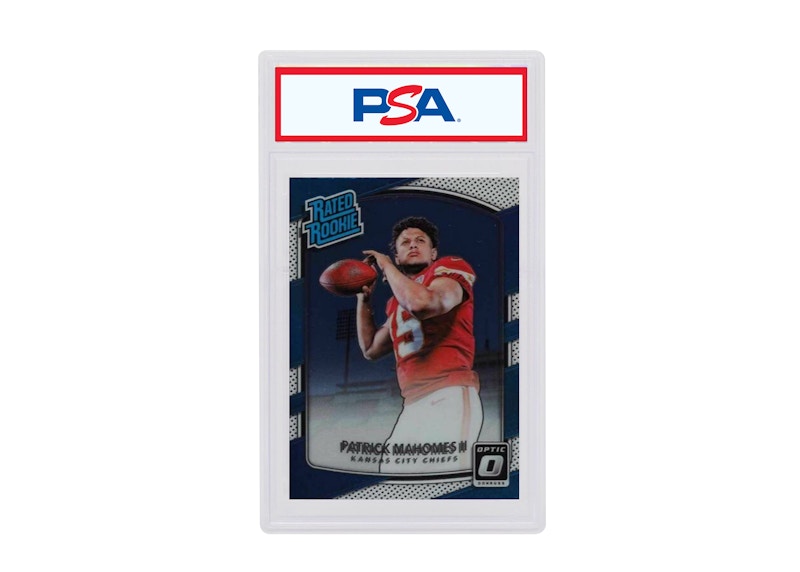 Patrick Mahomes II 2017 Panini Donruss Optic Rookie #117 (PSA or BGS Graded)