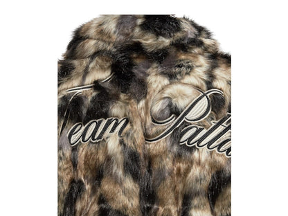 Patta Faux Fur Patchwork Jacket Multi