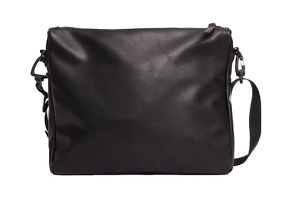 Patta Faux Leather Shoulder Bag Black
