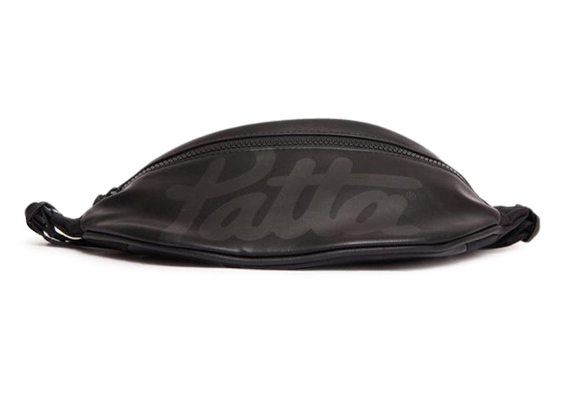 Patta Faux Leather Waist Bag Black