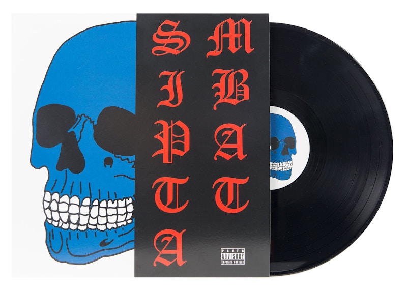 Patta Soundsystem X Smib Script Logo Hooded Sweatshirt With Vinyl Black