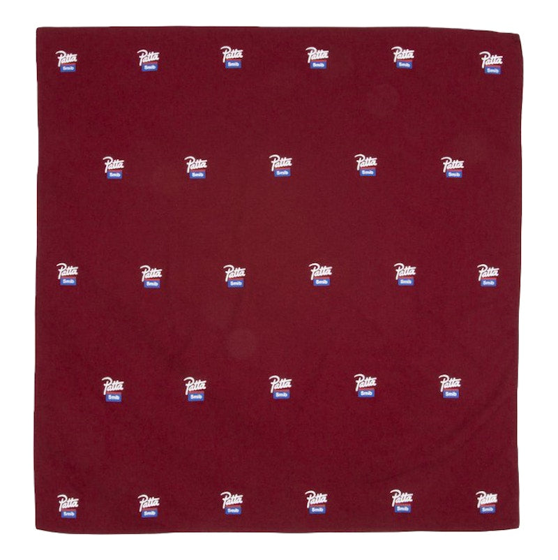 Patta Soundsystem x Smib Allover Printed Bandana Cabernet