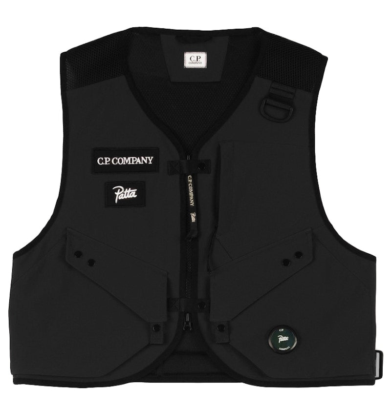 Patta x C.P. Company Utility Vest Black