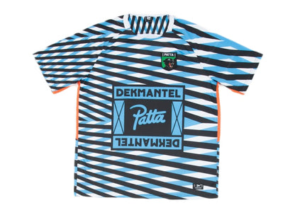 Patta x Dekmantel 2019 Football Jersey Malibu Blue/Black/White