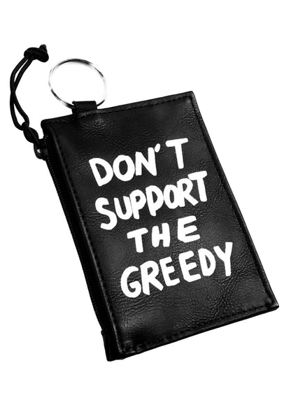 Patta x Emory Douglas Faux Leather Zip Wallet Black
