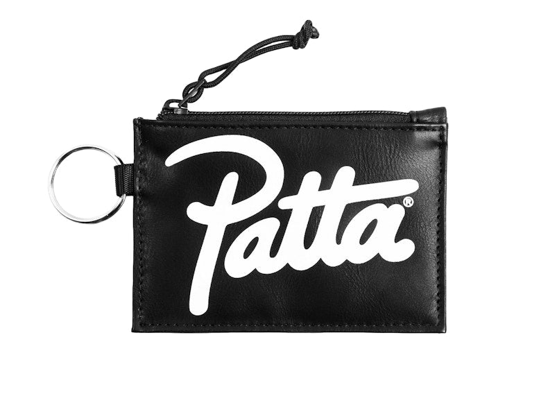 Patta x Emory Douglas Faux Leather Zip Wallet Black
