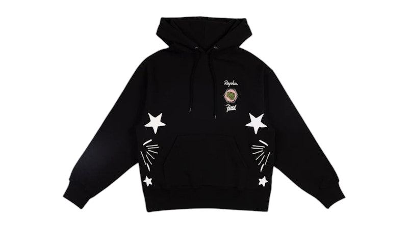 Patta x Rapha Cycling Team Hooded Sweater Black
