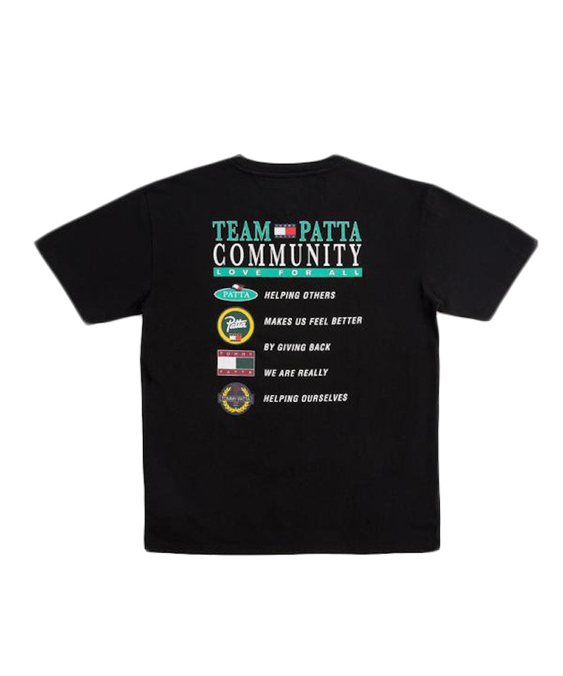 Patta x Tommy Jeans Community T-shirt Black