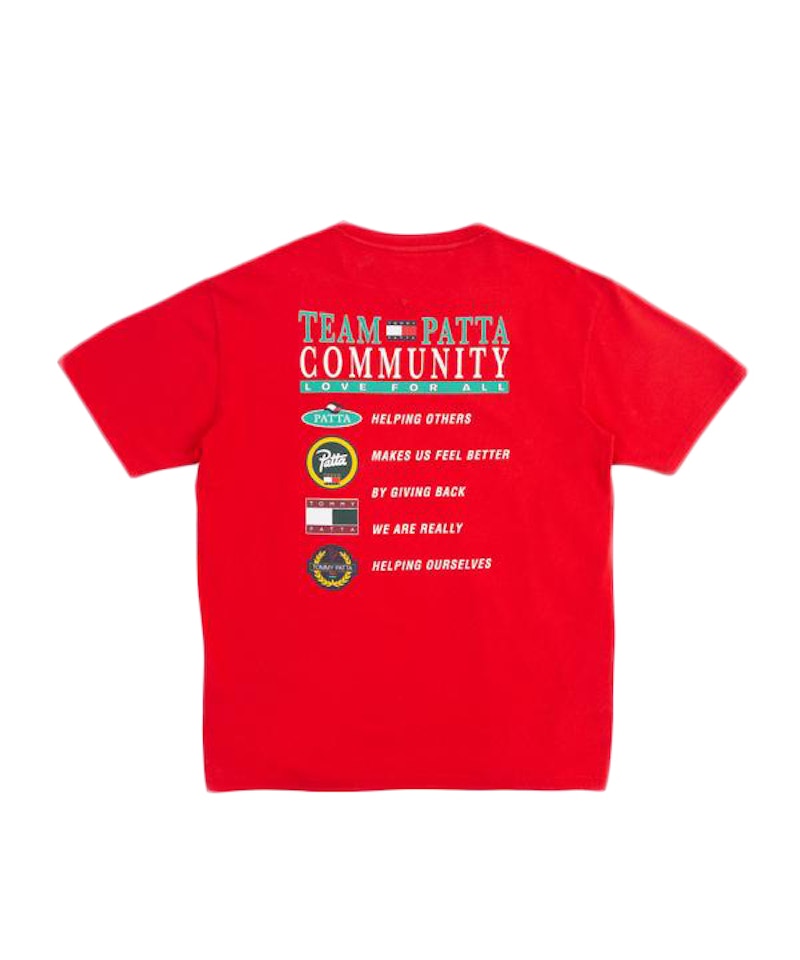 Patta x Tommy Jeans Community T-shirt High Risk Red