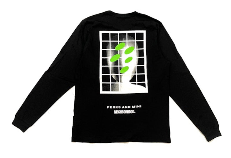 Perks And Mini P.A.M. X Neighborhood Design B L/S Tee Black