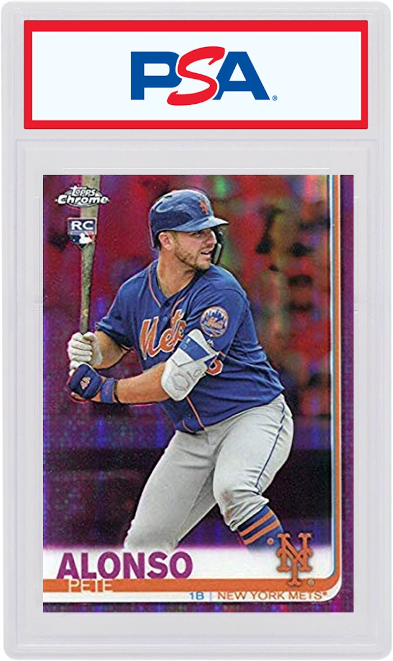 Pete Alonso 2019 Topps Chrome Rookie Pink #204 (PSA or BGS Graded)
