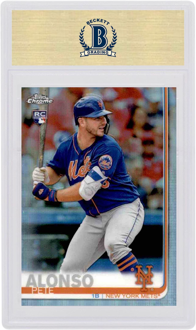 Pete Alonso 2019 Topps Chrome Rookie Refractor #204 (PSA or BGS Graded)