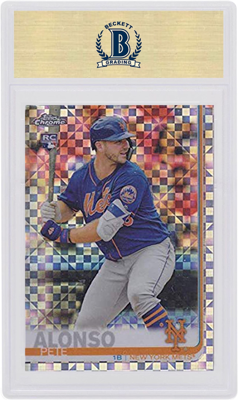 Pete Alonso 2019 Topps Chrome Rookie X-Fractor #204 (PSA or BGS Graded)