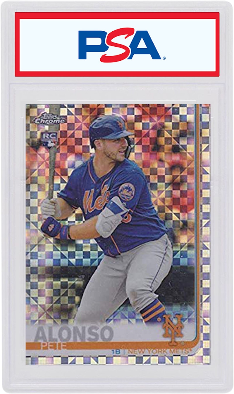 Pete Alonso 2019 Topps Chrome Rookie X-Fractor #204 (PSA or BGS Graded)