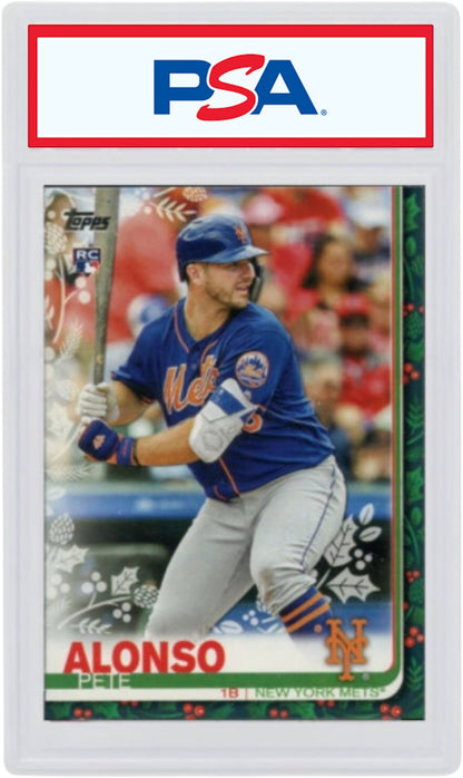 Pete Alonso 2019 Topps Holiday Rookie No Lights on Bat/ Regular Socks #71