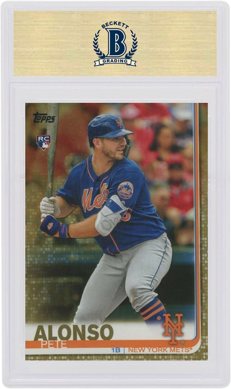 Pete Alonso 2019 Topps Rookie Gold /2019 #475 (PSA or BGS Graded)